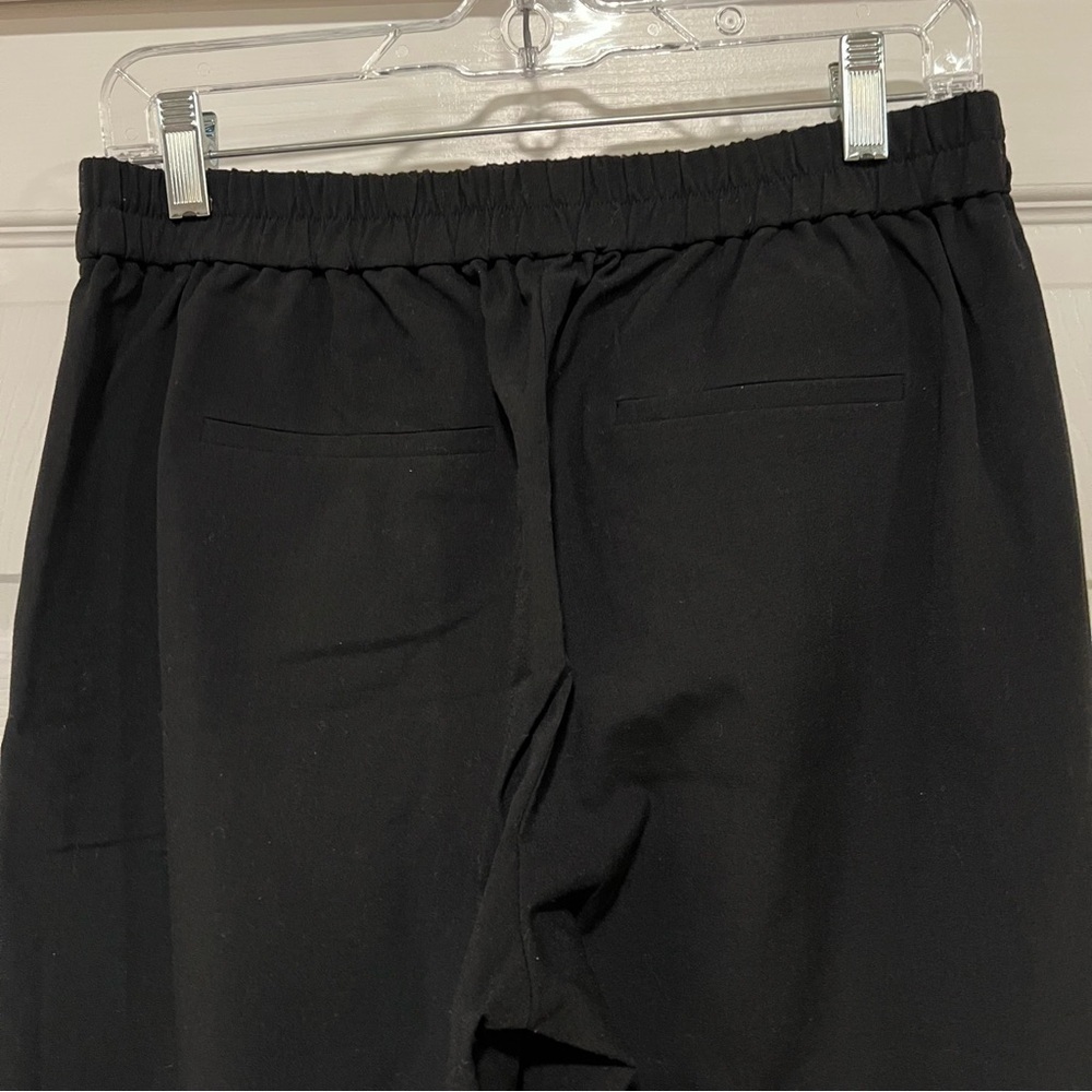 J. Crew Mercantile Black Pull On Flat Front Trouser Pants #C26 - Picture 7 of 12